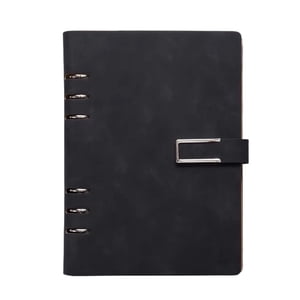 Fwttom Paper Notebook, Binder Notebook Detachable Notebook Large Capacity Loose-Leaf Book A5 Refillable Notebook