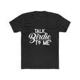thumbnail image 1 of Men's Funny Golf Shirt "Talk Birdie To Me" Cotton Crew Tee, Black, 1 of 2