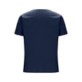 thumbnail image 5 of BRGZLK Mens Short Sleeve Cotton and Linen Solid Color Button Basic Tops Henley V-Neck Button T-Shirt Summer Office Blouses Fitness Daily Casual Wear, 5 of 6
