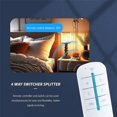 thumbnail image 3 of 4 Way Light Lamp Digital Wireless Remote Control Switch ON/OFF 220V, 3 of 5