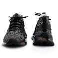 thumbnail image 3 of Cracks Texture White Black Walking Shoes for Men Woman Lightweight Tennis Fashion Elastic Sports Shoes Cushion Basketball Shoes, 3 of 7