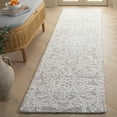 thumbnail image 2 of SAFAVIEH Ebony Addison Floral Runner Rug, Ivory/Silver, 2'3" x 9', 2 of 7