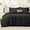Ash Black, variant on Love's Cabin Dark Grey Full Size Bed in a Bag - 7 Pieces All Season Bedding Comforter Set Includes 1 Comforter 1 Flat Shee 1 Fitted Sheet 2Pillowcases & 2 Pillow Shams Soft Cozy Full Bedding Ensemble