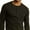 Black, variant on Men's Henley 3-Button Pullover Cotton T-Shirt Long Sleeve Crew Neck