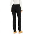 thumbnail image 2 of Dickies Women's Perfect Shape Straight Fit Pants, Rinsed Black, 4, 2 of 3