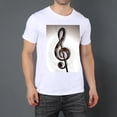 thumbnail image 2 of Oversize Blouse For WomenMusical Notation Grey Loose Fit Summer Casual Tees 5-XL, 2 of 5