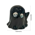 thumbnail image 3 of Tissue Box Ghost Ceramic Tissue box Living Room Storage Coffee Table Home High Value Cute Elegant Desktop & Cute Home Decor Ceramic Tissue Box Cover Tissue Storage Box, 3 of 7