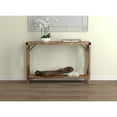 thumbnail image 2 of Safdie & Co. 46"L 1-Shelf Metal Sides Console Table in Brown Reclaimed Wood, 2 of 4
