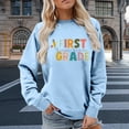thumbnail image 2 of Zhanying Chandail en Molleton Femme Coton Vintage Graphique Chandail Manches Raglan Coupe Décontractée Manches Longues Plage Vacances Basiques, 2 of 5