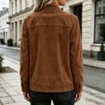 thumbnail image 4 of Enjoytime Cropped Jackets for Women Fall Fashion Long Sleeve Zip Up Jacket Plus Size Trendy Vintage Work Casual Outerwear, 4 of 6