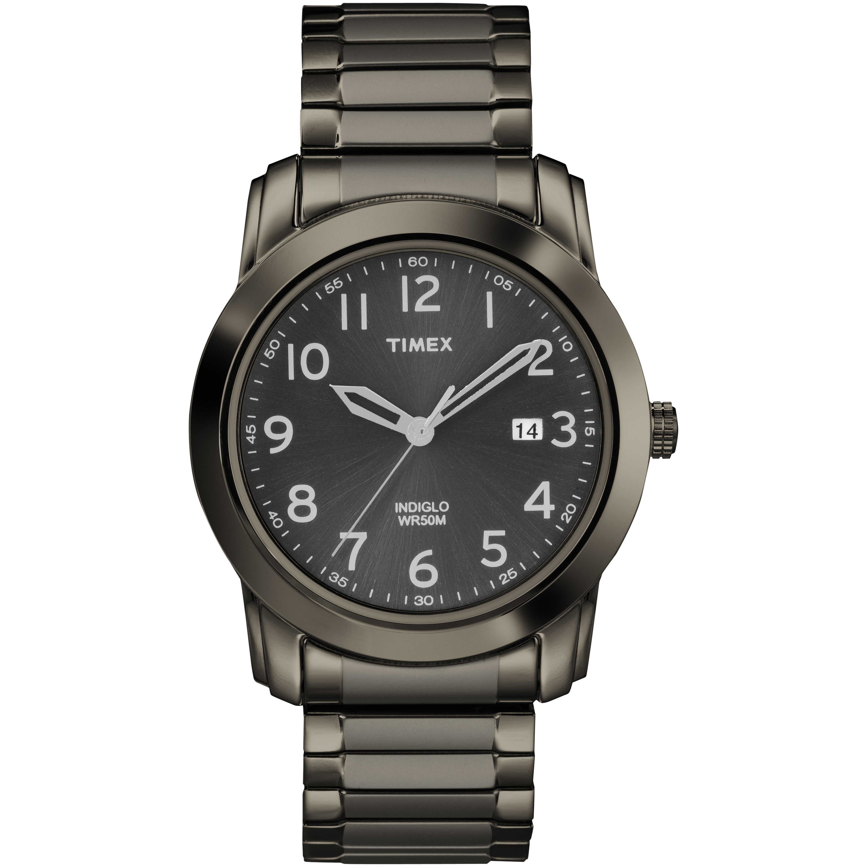 Timex Men's South Street Sport Silver/Blue 36mm Casual Watch 