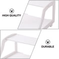 thumbnail image 6 of Diekin 1Pc Wall-mounted Router Holder Punch-free Router Rack Storage Rack (White), 6 of 6