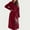 Wine, variant on YHAJDS Women Fall Winter Casual Coat,Women's Coat Jackets Solid Color Long Sleeve Sleeveless Hooded Slim Lightweight Wool Trench Coat with Waistband Casual Outerwear for Fall and Winter