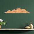 thumbnail image 6 of Coat Rack Wall Mount Robe Hooks with Wooden Hill Shape Design for Entryway Hallway Bedroom Office, 6 of 8