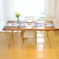 thumbnail image 3 of Yayeee Table Runner 70 inches Long Home Kitchen Dinning Party Decoration, Pink Hand Drawn Sailboats, 3 of 7