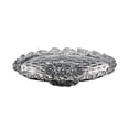 thumbnail image 4 of CC Home Furnishings 18" Smoke Gray Modern Chic Style Decorative Round Glass Plate, 4 of 5