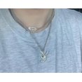 thumbnail image 3 of Collier Pendentif Lapin Playboy en Strass Acier Inoxydable Rétro Punk pour Femmes, 3 of 5