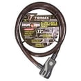 thumbnail image 2 of Trimax TAL2572 6' x 25 mm Alarm Lock and Quadra-Braid Cable, Black, 2 of 2