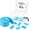 Blue, variant on Jointown Enter to Win Raffle Ticket Box with 500 Raffle Ticket Double Roll and Slot Clear Acrylic Donation Box with Lock 6.3" x 4.7" x 3.9" Ballot Holder with 2 Keys for Game Suggestion(Green)
