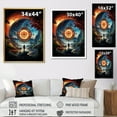 thumbnail image 4 of Designart "The Cosmic Surrealism" Portrait Canvas Art Print, 4 of 5