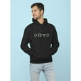 thumbnail image 2 of Glitch Shapes Hoodie Men -Image by Shutterstock, Male XX-Large, 2 of 4