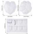 thumbnail image 1 of Dongzhu 3 paquetes de moldes de silicona para tartas de chocolate con forma de corazón de diamante sin BPA Tmvgtek Para estrenar, 1 of 1