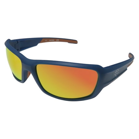 New Hd 0637s Mens Sport Full-Rim 100% Uva & Uvb Navy / Brown Frame Mirrored Green Lenses 62-17-130 Sunglasses/Eyewear