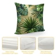 thumbnail image 4 of Acheng Palm Leaves with Lush Branches and Leaves Tropical Jungle Palm Leaves Plush Pillowcase 1 Piece White, 4 of 5
