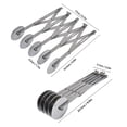 thumbnail image 2 of Stainless Steel Pastry Cutter with 5 Wheels - Multifunctional Dough Wheel Cutter for Accurate and Sa, 2 of 3