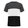 thumbnail image 3 of Men Summer Tops Men's Fashionable Casual Solid Round Neck Pocket Short Sleeved T Shirt Top Mens Long Sleeve Tee Spandex Walking T Shirts Men 6 Foam Mens Tee Tops Fall Long Sleeve Workout Dark Gray S, 3 of 8