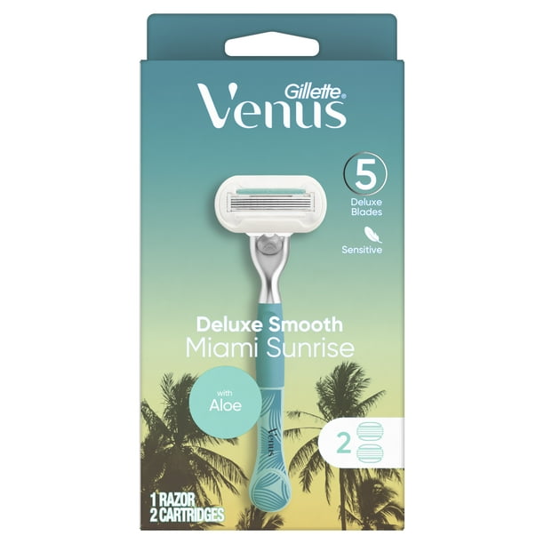 Venus Miami Sunrise Deluxe Smooth Sensitive Razor for Women