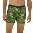 thumbnail image 2 of Disketp Parrots And Tropical Leaves Men's Boxer Briefs Men’s Underwear Boxer Briefs for Men, 2 of 7
