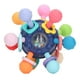 thumbnail image 2 of Juguete sensorial para la dentición del bebé, actividades de agarre, colores brillantes, silicona, alivia las encías, pelota para masticar, sonajero, mordedores, azul, 2 of 15