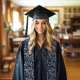 thumbnail image 6 of Disketp Cherry Blossoms on Navy Background Graduation Stole Class of 2024 Customized Congratulations Sash ,Unisex, 72", 6 of 7