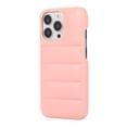thumbnail image 5 of Allytech for iPhone 13 Pro Max Slim Case, Stylish Solid Color PU Leather Puffer 3D Down Jacket Case for Women Men, Shockproof Anti-Scratch Non-Slip Rugged Back Case for iPhone 13 Pro Max, Pink, 5 of 7