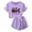 E-Purple, variant on Girls Casual Short Sleeve T-Shirts - Comfortable Daily Wear Round Neck Tees for and Teenagers