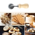 thumbnail image 3 of GUOOL Classical Ravioli Cutter Zinc Alloy Pasta Cutter Mould Wood Handle for Pasta Pierogi Press Stamps Kitchen Attachment Roll round handle, 3 of 9