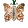 thumbnail image 2 of Christmas Cash Gift Butterfly Ornament, Money Holder for Rolled Bills, Hanging Christmas Tree Decoration, Festive Stocking Stuffer Keepsake for Holiday Gifting, 2 of 7