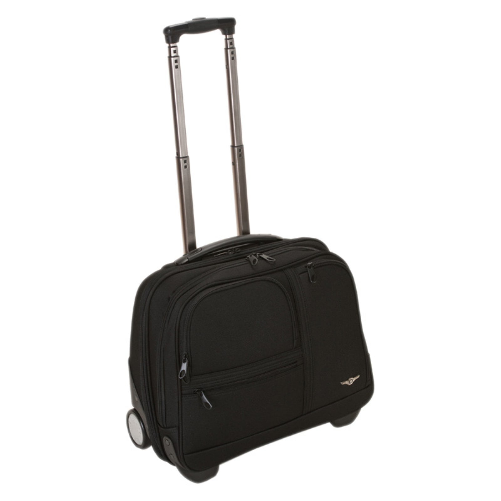 Rockland Luggage Softside Rolling Computer Case, Black