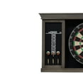 thumbnail image 6 of Palmer Wood Dartboard LED Display Cabinet with 18-inch Bristle Dartboard and Steel Tip Dart Set by Barrington Billiards, 6 of 8