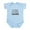 Sky Blue, variant on CafePress - Faulkner Infant Bodysuit - Baby Light Bodysuit, Size Newborn - 24 Months