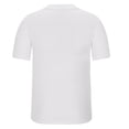 thumbnail image 5 of Juebong Men's Trendy White Polo Shirts Hawaiian Casual Solid Short Sleeve Beach Vacation Golf Shirts, XX-Large, White, 5 of 8