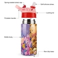 thumbnail image 3 of Kids Water Bottle with Straw - Winnie The Pooh 16.9 Oz Stainless Steel Vacuum Insulated Water Bottle for Boys Girls, 3 of 7