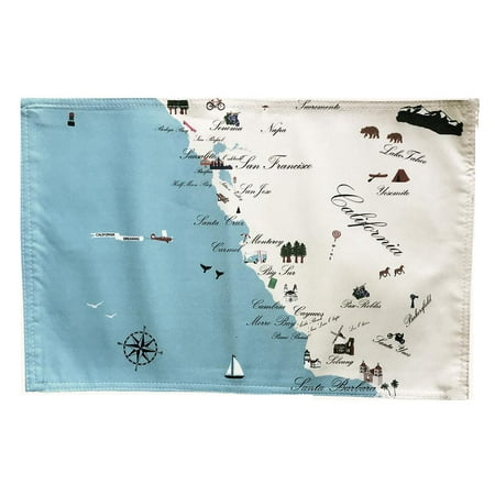 

Taylor & Co Northern California Destination Series Outdoora TM Placemats (Pack of 6)