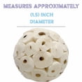 thumbnail image 2 of 5122 Mini Sola Balls Pk6 - Sola Wood Shreddable Bird Foot Toys, 2 of 7