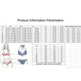 thumbnail image 4 of Tankini Bathing Suits for Women Two Pieces Tummy Control Swimsuit Plus Size Swimwear, 4 of 4