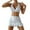 White, variant on Tummy Control Swimsuits For Women Bikini Set Printed Three Piece Beach Wear Hot Swimwears Bikini Set
