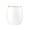 White / Gold Rim, variant on VeZee Disposable Elegant Decorline Stemless Plastic Wine Goblet 12oz Black / Gold Rim : Best Tumblers for Elegant Parties & All Occasions: 6CT