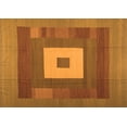 thumbnail image 1 of Ahgly Company Indoor Rectangle Abstract Orange Contemporary Area Rugs, 7' x 9', 1 of 1