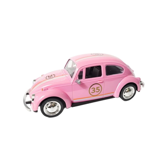 Juguete Contol Auto Clasico Bateria Recargable Rosa